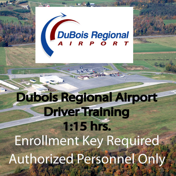 DuBois Regional Airport Driver Training